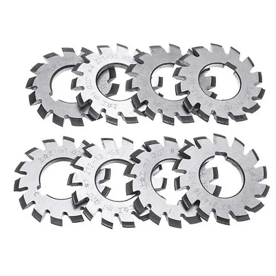 Upgrade Your Cutting Precision With 8pcs HSS M1 Involute Gear Cutters Set • £66.70