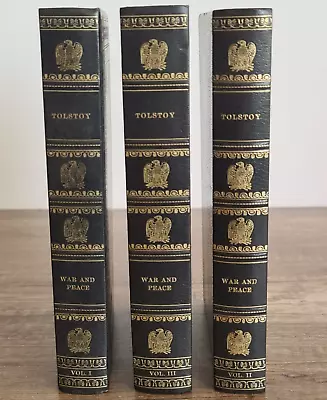 Vintage Collectable Books War And Peace By TOLSTOY Vol. I II & III Complete Set • £20