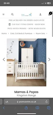 Mamas And Papas Nursery Furniture Set • £800