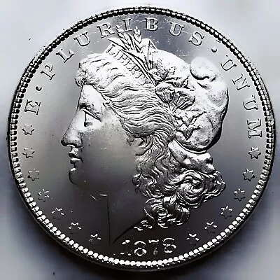 1878 8tf 8 Tail Feather Uncirculated Morgan Silver Dollar 90% $1 Coin Us #a929 • $203.50