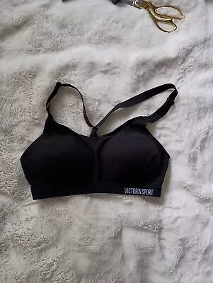 Victoria's Secret Sports Victoria Sport Bra 36 B  Black A6 • $8