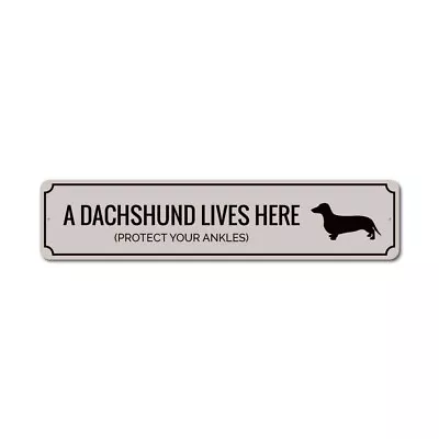 Funny Dachshund Sign Dachshund Humor Dachshund Aluminum Metal Decor Sign • $21.15