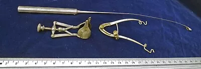 *SCARCE 3 VINTAGE MEDICAL Surgical Tool Equipment Syphillis Scraper Eye Lid Ear  • £72