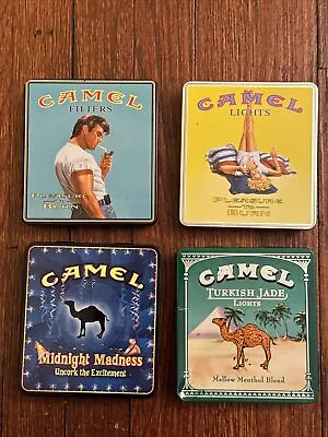 Vintage Camel Cigarette Tin-Set Of 4 • $15.99