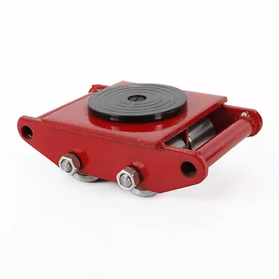 6 Ton 4 Steel Wheels Machinery Mover Heavy Duty Dolly Skate Roller 360° Rotation • $26.60