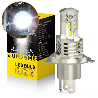 AUXITO 9003 H4 HB2 Bulb LED Hi/Lo Beam White Motorcycle Headlight High Power 1:1 • $7.99