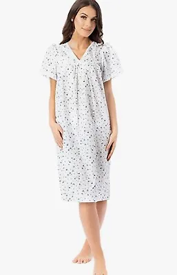 £12.99 • Buy Lady Olga Open Back Hospital Nightdress - Size 8 - 10