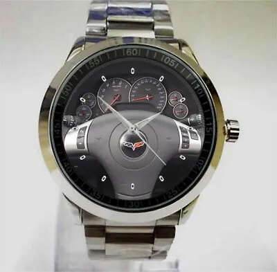 2009 Chevrolet Corvette Steering Wheel Sport Wristwatch • $17.50