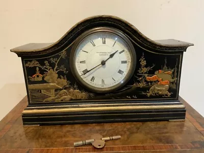 Mappin & Webb Chinoiserie Mantle Clock • $498.98