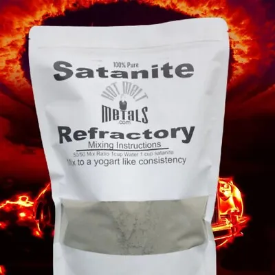 4.5lbs Satanite Refractory Cement Foundry Mortar 3200 Degree Lining Forge Meltin • $21.99