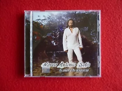 Marco Antonio Solis Tu Amor O Tu Desprecio Cd 2003 Fonovisa Mexico Excelente. • $18