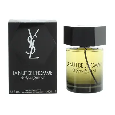 YSL La Nuit De L'Homme EDT 100ml Men's Eau De Toilette EDT Fragrance Spray • £79.99