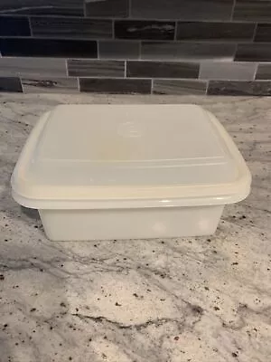 Tupperware Freeze N Save Ice Cream Keeper Container #1254 SHEER W/ Lid  • £7.71