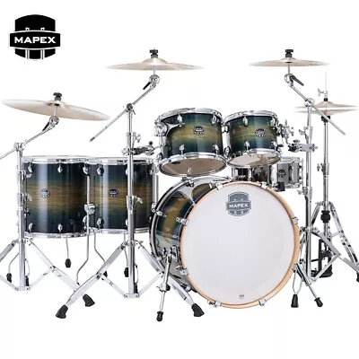 Mapex Armory Series 6 Piece STUDIOEASE FAST Drum Shell Pack Rainforest Burst • $1149