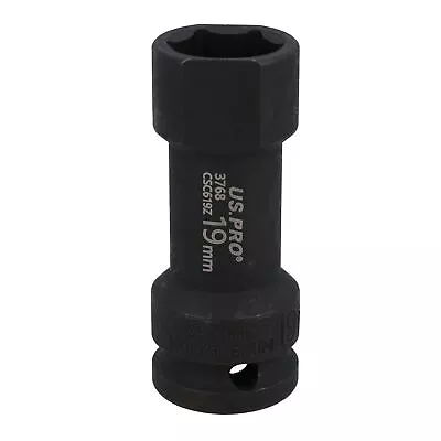 19mm 1/2  Drive Deep Strut Socket For Unistrut Type Channel 72mm Long • £13.59
