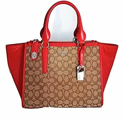 $244.44 • Buy Coach Crosby Ladies Large Signature Fabric Carryall Handbag 33524SVDO4