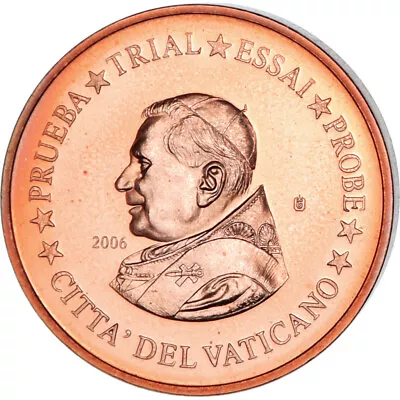 [#1149548] Coin Vatican 5 Euro Cent 2006 PRUEBA-TRIAL ESSAI. MS Cui Vre • $7.06