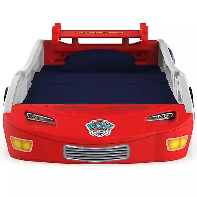 Kids Nick Jr. PAW Patroller Car Twin Bed Children's Bedroom Furniture • $349.92