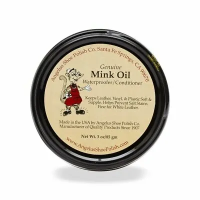 Angelus Genuine Mink Oil Conditioner Paste 3 Oz • $9