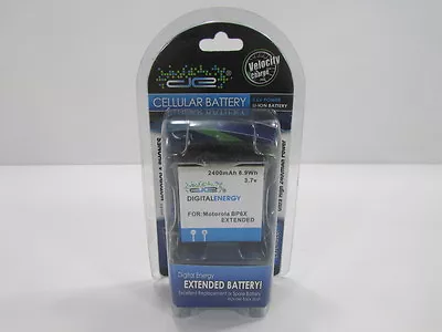 DIGITAL ENERGY 2400mAh 8.9Wh 3.7V BATTERY FOR MOTOROLA BP6X • $6.95