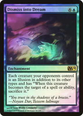 MTG FOIL Dismiss Into Dream  - Magic 2014 • $5.13