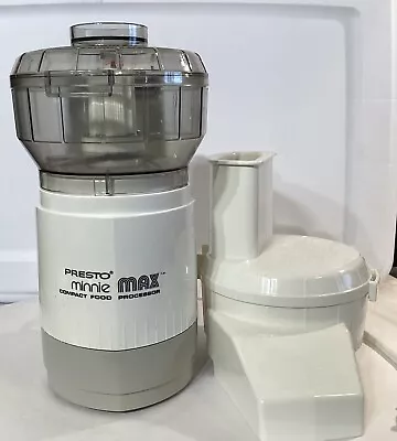 Rare Vintage Presto Minnie Max Mini Compact FOOD PROCESSOR Pulse Model 0290002 • $35