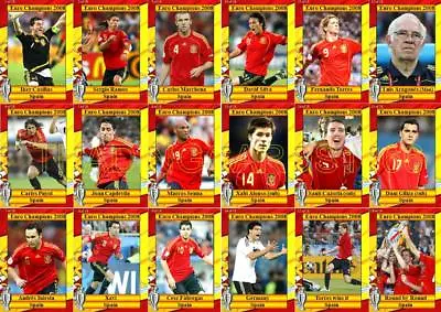 £5.50 • Buy Spain 2008 European Championship Winners Football Trading Cards Euro 2008