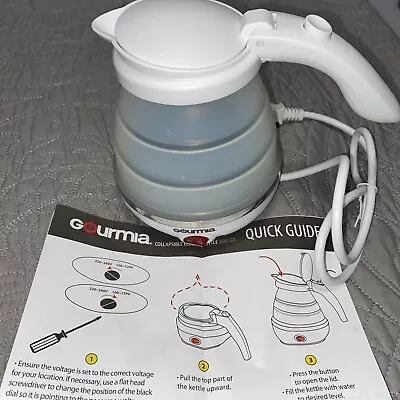 GOURMIA Collapsible Electrictric Kettle MINI NWOT • $29