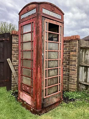 Original K6 Red Telephone Box Kiosk • £2800