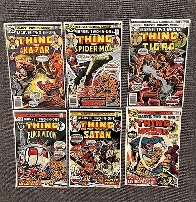 MARVEL TWO-IN-ONE BRONZE AGE LOT (6)  - #10 14 15 16 17 19  Low Grades • $11