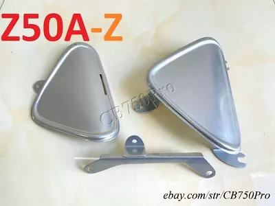 Honda Mini Trail Z50 Z50A Z50Z Left & Right Silver Side Cover Reproduction. • $159.99