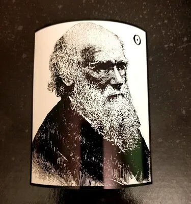 ♆ Charles Darwin 4 X 3  Waterproof Vinyl Sticker [💪 HQ Durability!] Evolution • $5.16