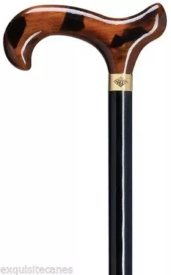 $70.19 • Buy Harvy 2 TONE EXOTIC MOROCCO DERBY HANDLE MAPLE WOOD-WOODEN EUROPEAN WALKING CANE