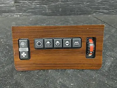 82-85 Mercedes 300d A/c Heater Climate Control Panel W/ Wood Trim • $250