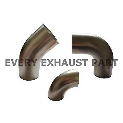 £130.97 • Buy Stainless Steel 1d Clr Mandrel Bends Elbows Custom Manifold Exhaust Tight Radius