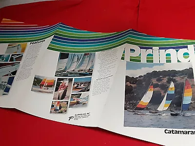 $14.99 • Buy Vintage Collectable Sailboat Brochure PRINDLE 15 16 18 CATAMARAN SALES SHEET 5u6