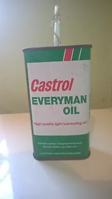 Castrol Everyman Oil Can Garage Display Empty • $7.57