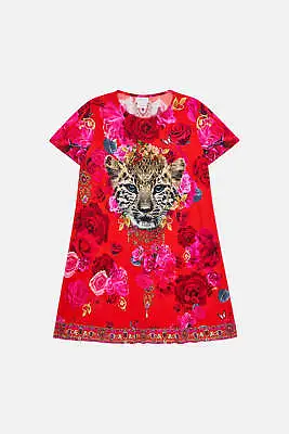 Camilla Italian Rosa Kids T-Shirt Dress With Flare Hem 12-14 Girls Sun Dress • $199