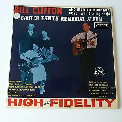 Bill Clifton - Carter Family Memorial - Vinyl LP UK 1st Mono London Bluegrass • £14.99