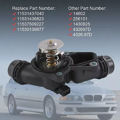 Thermostat Housing For BMW X5 X3 Z3 Z4 325i 330i 525i 530i 2.5L 3.0L E46 E39 US • $29.94