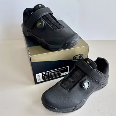 Crank Brothers Mallet Boa + Strap Mountain Bike MTB Shoes Black/Gold 7.5 US 40 E • $125