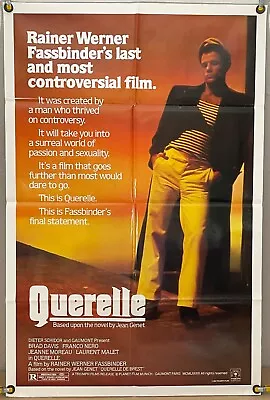 Querelle Ff Original One Sheet Movie Poster Rainer Werner Fassbinder (1982) • $150