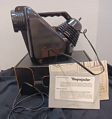 Vintage 1960   Magnajector   Magnifier Projector In Original Box Used - Works • $24.99
