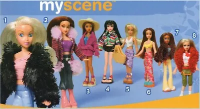 2004 Barbie My Scene Mcdonalds Happy Meal Toy Dolls U - Pick • $4.99