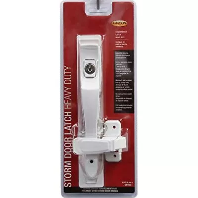 Larson Certified Storm Door Push-Button Heavy-Duty Latch With Key Handle Set • $49.01