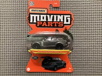 Matchbox Moving Parts Silver Land Rover Vogue SE • $3.99