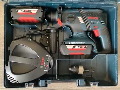 £160 • Buy BOSCH GBH36V-EC Compact Professional Hammer Drill,Charger And 2 X 2,0Ah Batts