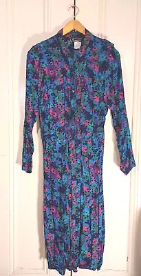 Vintage BRELI ORIGINALS Women's Buttoned Maxi Dress Size 18 • $45