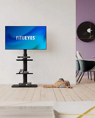 FITUEYES TV Stand For 32 39 40 43 49 50 55 60 65 70 Inch TVs Tall Floor TV Stand • $27