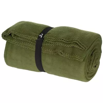 NEW Army Style 2 Metre Fleece Blanket In Bag 300gsm Camping Bushcraft • £32.99